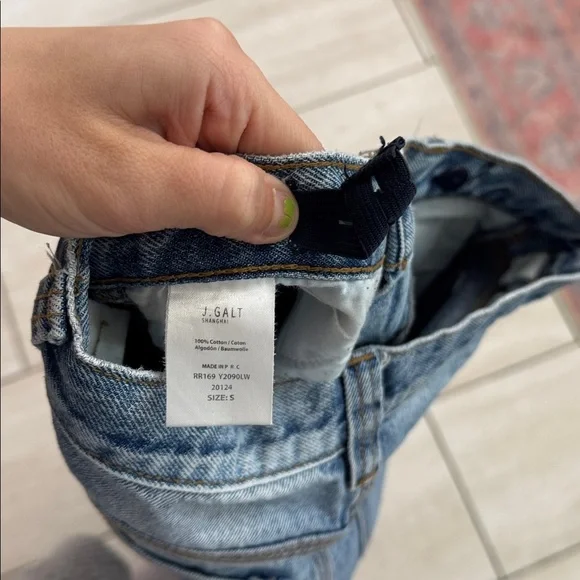 John Galt Light Wash Indigo Carpenter Dad Jeans Size Small - Picture 5 of 8